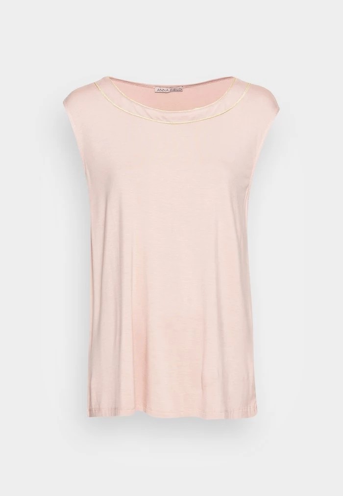 T-Shirt ANNA FIELD Anna Field Top Rose Femme | FGS-4924620